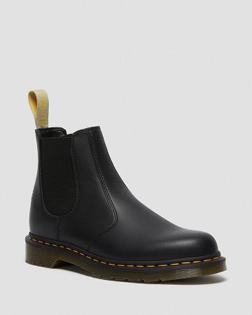 Women's Dr Martens Vegan 2976 Felix Chelsea Boots Black | AU 132AHK